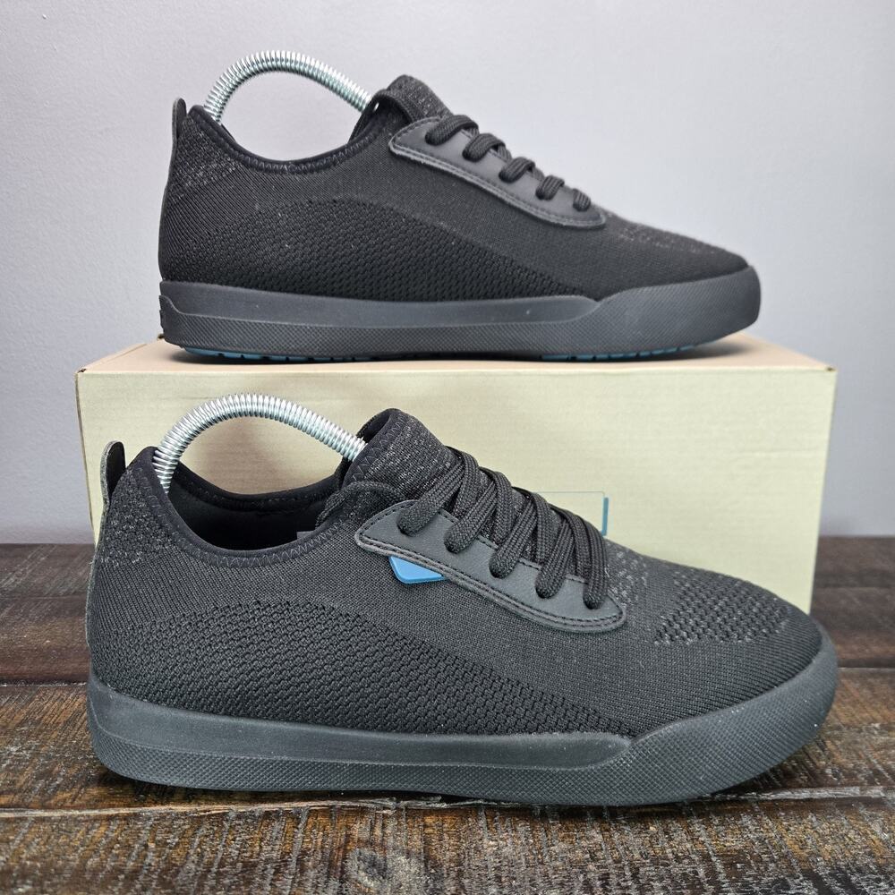 Vessi Weekend 1.5 Sneaker Mens Size 8 Waterproof Shoes Asphalt Black Black